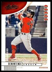 Andrew Benintendi #6 Baseball Cards 2020 Panini Absolute Prices