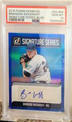Brandon Woodruff [Blue] #SS-BW Baseball Cards 2018 Panini Donruss Signature Series Prices