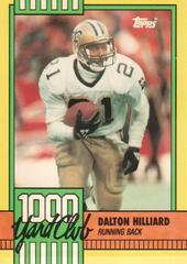 Dalton Hilliard [Disclaimer Back] Football Cards 1990 Topps 1000 Yard Club Prices