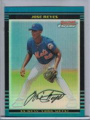 Jose Reyes [Refractor] Baseball Cards 2002 Bowman Chrome Prices