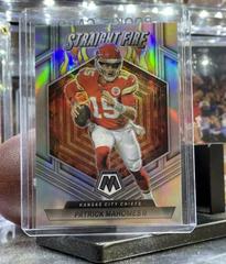 Patrick Mahomes II [Silver] #SF-PM Football Cards 2023 Panini Mosaic Straight Fire Prices