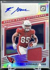 Rondale Moore #RPA-RM Football Cards 2021 Panini Donruss Optic Rookie Patch Autographs Prices