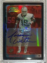 Jason Witten [Autograph Red Refractor] Football Cards 2003 Bowman Chrome Prices