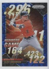 Alex Bregman [Blue Donut Circles] #NG-4 Baseball Cards 2020 Panini Prizm Numbers Game Prices