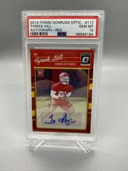 Tyreek Hill [Autograph Red] #117 Football Cards 2016 Panini Donruss Optic Prices