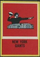 New York Giants [Insignia] Football Cards 1967 Philadelphia Prices