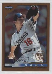 Hideo Nomo [Series 2 Artist's Proof] #45 Baseball Cards 1996 Score Dugout Collection Prices