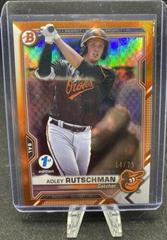 Adley Rutschman [Orange Foil] #BFE-121 Baseball Cards 2021 Bowman 1st Edition Prices