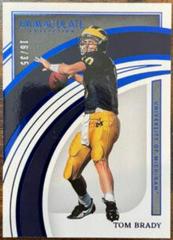 Tom Brady [Blue] Football Cards 2022 Panini Immaculate Collegiate Prices
