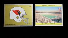 Phoenix Cardinals Helmet [Foil] #382 Football Cards 1988 Panini Sticker Prices