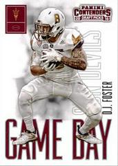 D.J. Foster Football Cards 2016 Panini Contenders Draft Picks Game Day Tickets Prices