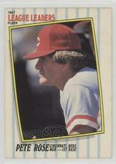Pete Rose Baseball Cards 1987 Fleer League Leaders Prices