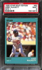 Kirby Puckett [Info 1] #60 Baseball Cards 1990 Star Gold Edition Prices