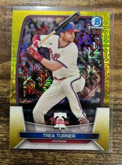 Trea Turner [Mega Box Mojo Gold] #10 Baseball Cards 2023 Bowman Prices