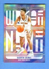 Quentin Grimes #25 Basketball Cards 2021 Panini Hoops We Got Next Prices