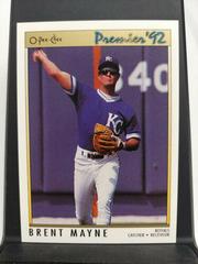 Brent Mayne #40 Baseball Cards 1992 O Pee Chee Premier Prices
