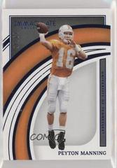 Peyton Manning [Blue] #12 Football Cards 2022 Panini Immaculate Collegiate Prices