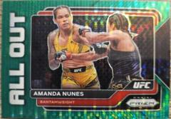 Amanda Nunes [Green Pulsar] #21 Ufc Cards 2023 Panini Prizm UFC All Out Prices