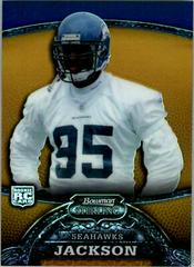 Lawrence Jackson [Gold Refractor] Football Cards 2008 Bowman Sterling Prices