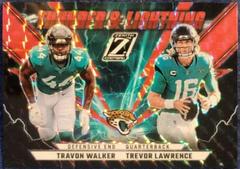 Travon Walker , Trevor Lawrence [Red] #TL-TT Football Cards 2022 Panini Zenith Thunder and Lightning Prices