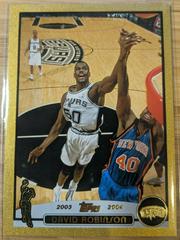 David Robinson [Gold] #50 Basketball Cards 2003 Topps Prices