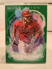 Mike Trout [Green] #1 Baseball Cards 2019 Topps Inception Prices