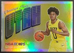 Taylor Hendricks [Holo] #15 Basketball Cards 2023 Panini Hoops Rookie Greetings Prices