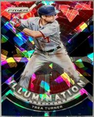 Trea Turner [Navy Blue Cracked Ice Prizm] #IL-11 Baseball Cards 2021 Panini Prizm Illumination Prices
