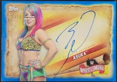 Asuka [Blue] Wrestling Cards 2020 Topps WWE Road to WrestleMania Autographs Prices