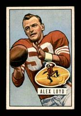 Alex Loyd Football Cards 1951 Bowman Prices