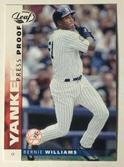 Bernie Williams #128 Baseball Cards 2002 Leaf Prices