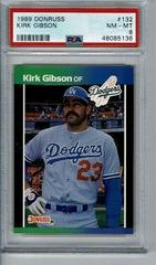 Kirk Gibson #132 Baseball Cards 1989 Donruss Prices