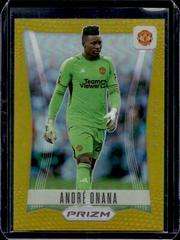 Andre Onana [Gold] Soccer Cards 2023 Panini Prizm Premier League Flashback Prices