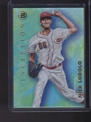 Nick Lodolo [Aqua Foil] #6 Baseball Cards 2021 Bowman Inception Prices