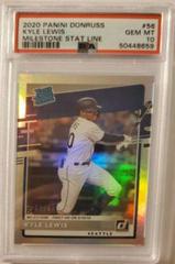 Kyle Lewis [Milestone Stat Line] #56 Baseball Cards 2020 Panini Donruss Prices