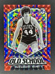 Pete Maravich [Reactive Blue] Basketball Cards 2019 Panini Mosaic Old School Prices