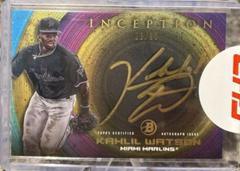 Kahlil Watson [Gold Rainbow] #ISS-KW Baseball Cards 2022 Bowman Inception Silver Signings Autographs Prices