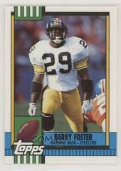 Barry Foster Football Cards 1990 Topps Traded Prices