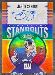 Jason Sehorn [Orange] #SS-11 Football Cards 2023 Panini Absolute Signature Standouts Prices
