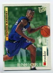 Stephon Marbury #272 Basketball Cards 1996 Ultra Prices