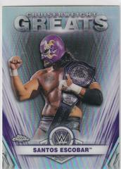 Santos Escobar #CG-8 Wrestling Cards 2021 Topps Chrome WWE Cruiserweight Greats Prices