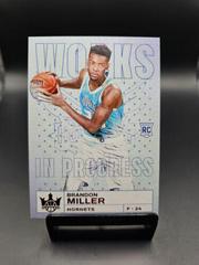 Brandon Miller [Ruby] #3 Basketball Cards 2023 Panini Court Kings Works in Progress Prices