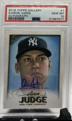 Aaron Judge [Autograph] #1 Baseball Cards 2018 Topps Gallery Prices
