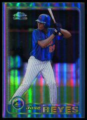 Jose Reyes [Retrofractor] Baseball Cards 2001 Topps Chrome Traded Prices
