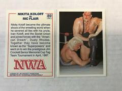 Nikita Koloff, Ric Flair #89 Wrestling Cards 1988 Wonderama NWA Prices