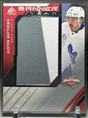 Auston Matthews Hockey Cards 2021 SP Game Used NHL Eastern Conference Banner Year Relics Prices