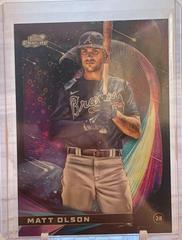 Matt Olson [Black Eclipse] #SG-5 Baseball Cards 2022 Topps Cosmic Chrome Star Gaze Prices