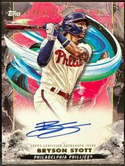 Bryson Stott [Red] Baseball Cards 2023 Topps Inception Rookie and Emerging Stars Autographs Prices