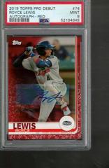 Royce Lewis [Autograph Red] #74 Baseball Cards 2019 Topps Pro Debut Prices