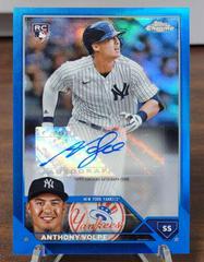 Anthony Volpe [Blue] #AC-AV Baseball Cards 2023 Topps Chrome Update Autographs Prices